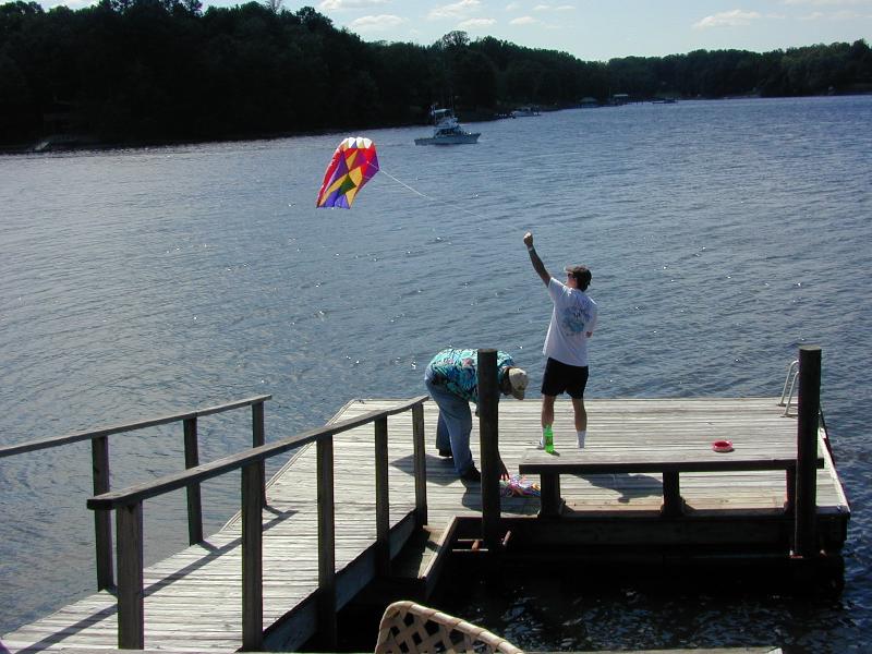 There is nothing finer than fooling around with kites!